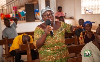Town Hall Meeting at Berekusu